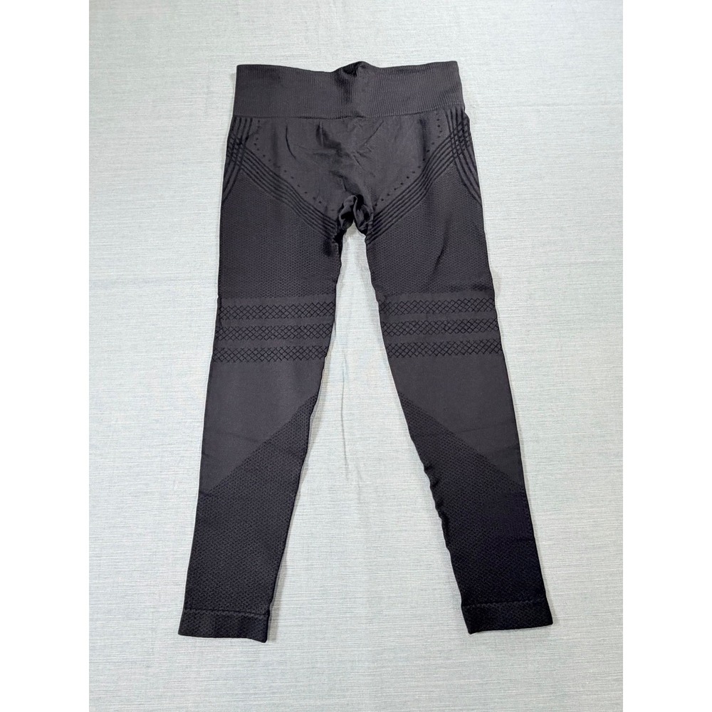 Seamless High Waisted Scrunch Butt Legging Black XXL Textured Athletic Yoga Pant